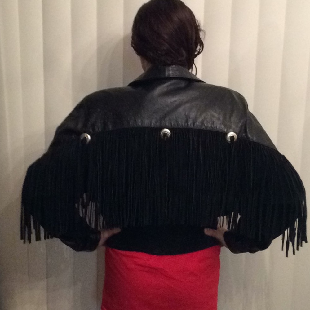 Phoenix Leather Jacket Size Small - image 4